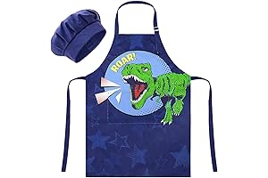 MHJY Kids Apron and Chef Hat: Colorful Culinary Creations for Young Chefs