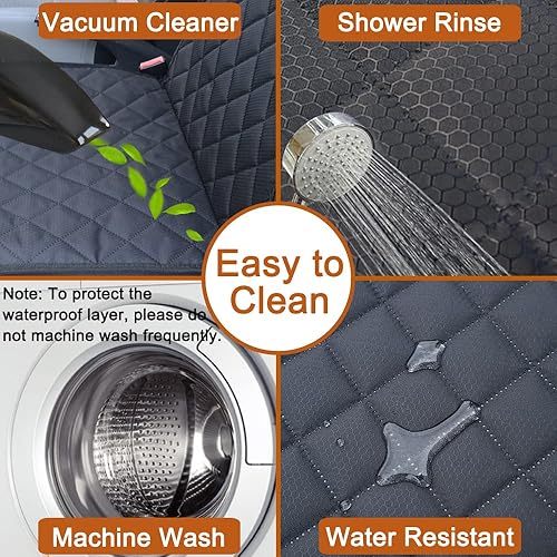 Miniatura 5 de Paw Jamboree 2 fundas de asiento delantero de automóvil para perros, a prueba de arañazos, funda de asiento de automóvil para mascotas,