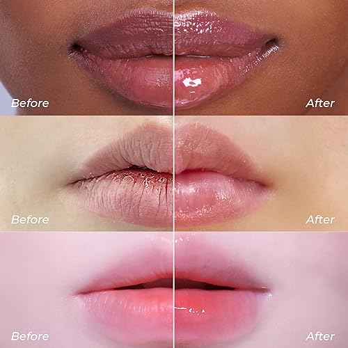 Miniatura 4 de Natural Plumping Vitamin E Lip Mask 2EA  Hidratante labial hidratante para labios suaves, suaves y regordetes, infundido con aceites naturales,