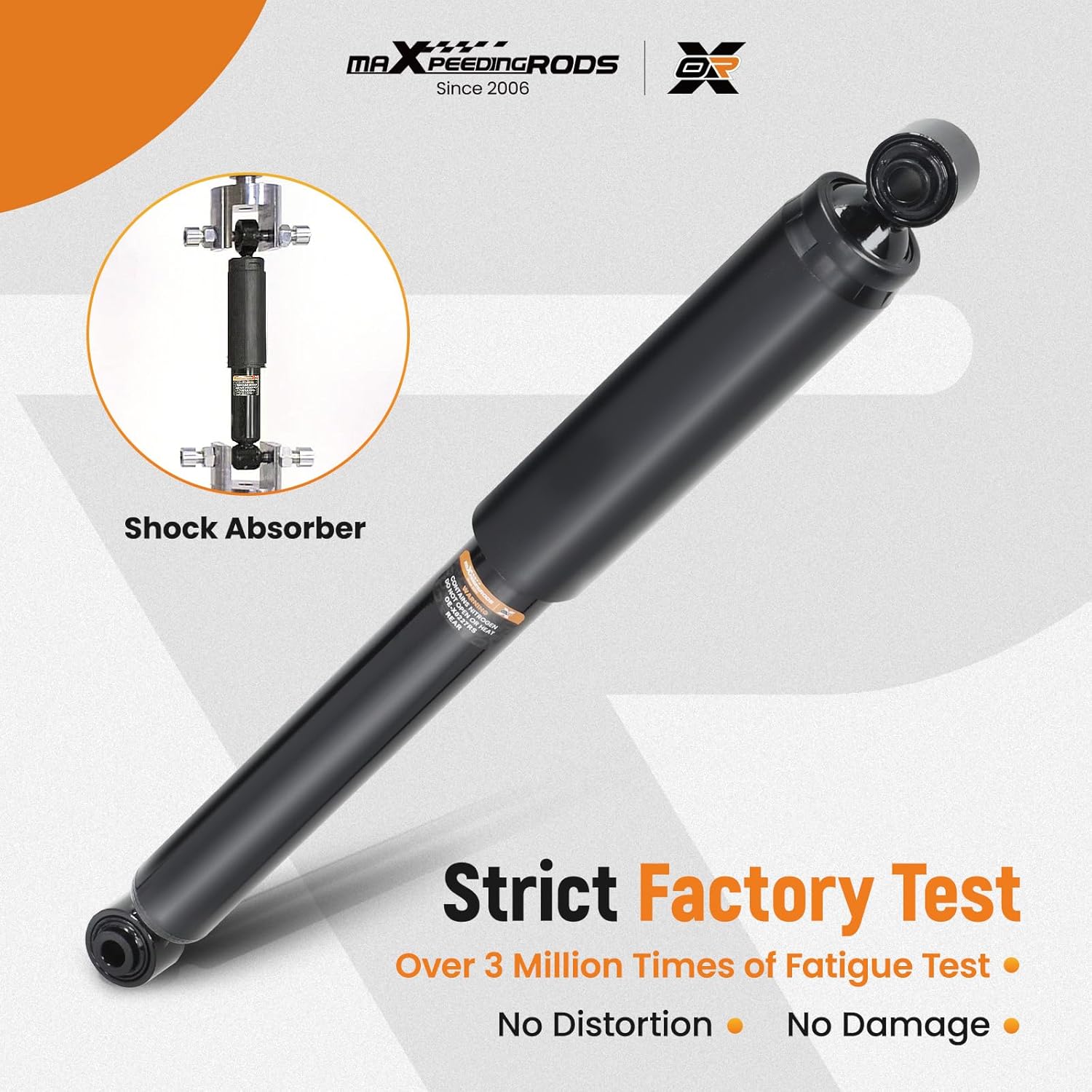 maXpeedingrods Rear Shock for Chevy Silverado 1500 GMC Sierra 1500 2007-2024, Suspension Pair Shock Absorber Assembly Replace 555055 911533 345074