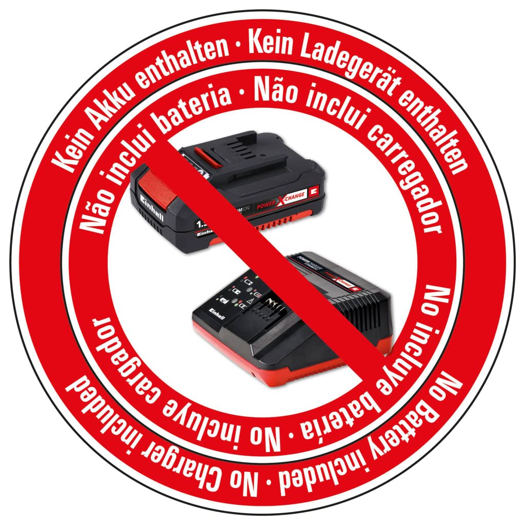 Einhell Akku Rasentrimmer GC-CT 18/24 Li - Solo Power X-Change (Li-Ion, verstellbarer Teleskop-Führungsholm und Zusatzhandgriff, Flowerguard, inkl. 20 Kunststoffmesser, ohne Akku und Ladegerät