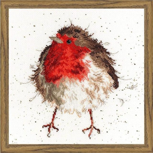 Jolly Robin - Bothy Threads Counted Cross Stitch Kit by Wrendale Designs by Bothy Threads