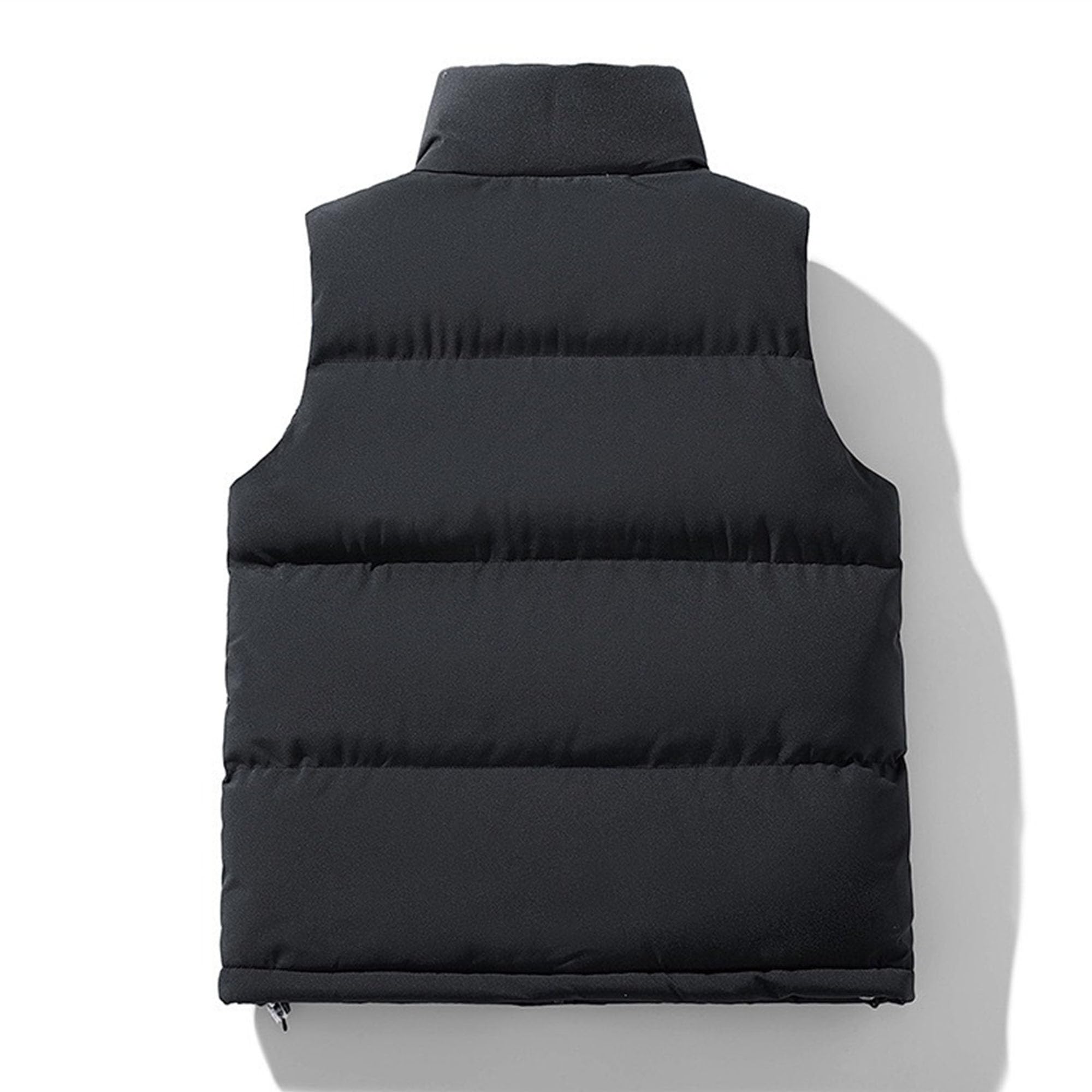 Gilet imbottito da sci per donna e uomo spesso antivento caldo gilet invernale leggero con cerniera