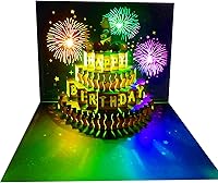 Vista 9 de Tarjetas de Cumpleaños 3D Desplegables Hechas a Mano con Sobres para Hermana/Mamá/Esposa/Niños/Niño/Niña/Amigo (Paquete de 3)