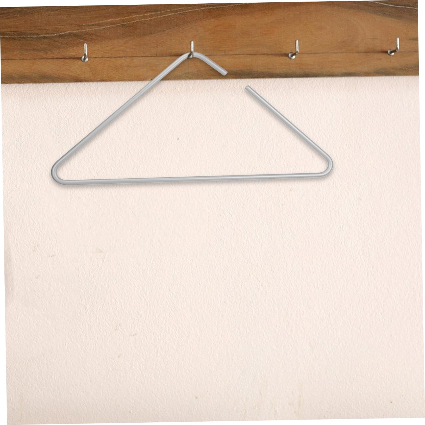 CHILDWEET Set 5 Grucce Appendiabiti Solidali in Lega di Alluminio Argento, Design Aperto Salvaspazio, per Maglioni e Completi, Antiscivolo e Resistenti