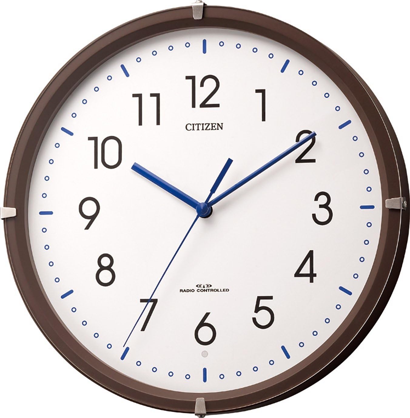 CITIZEN radio waves night sleep hand moving simple mode mini brown half gloss finish 4MYA23-006 by Rhythm Clock