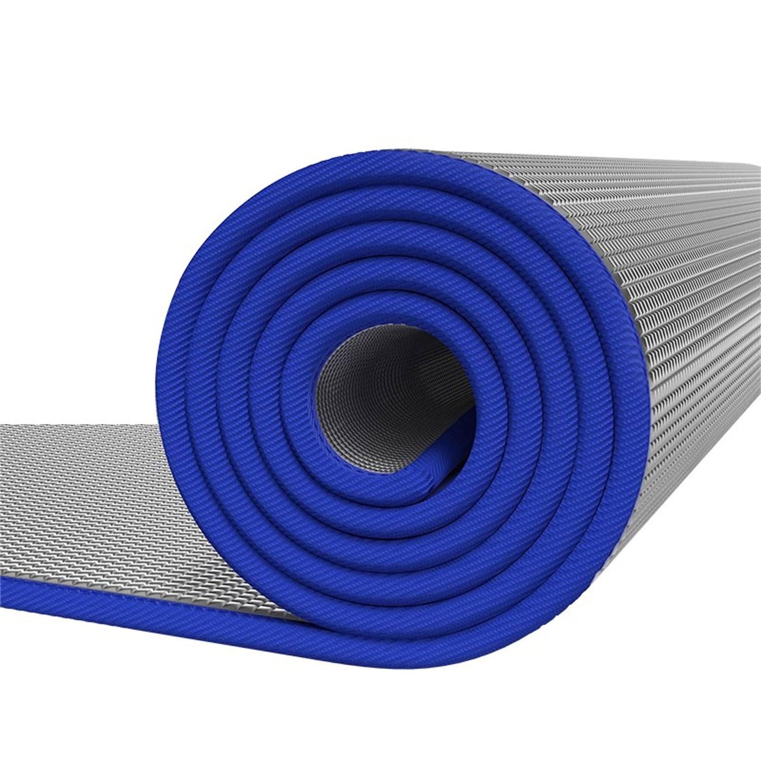 Outdoor Alu Isomatte Doppel Alumatte Isoliermatte Thermomatte 4mm Faltbare Zeltmatte Schlafmatte Thermomatte kompakt leich für Camping Yoga Sport