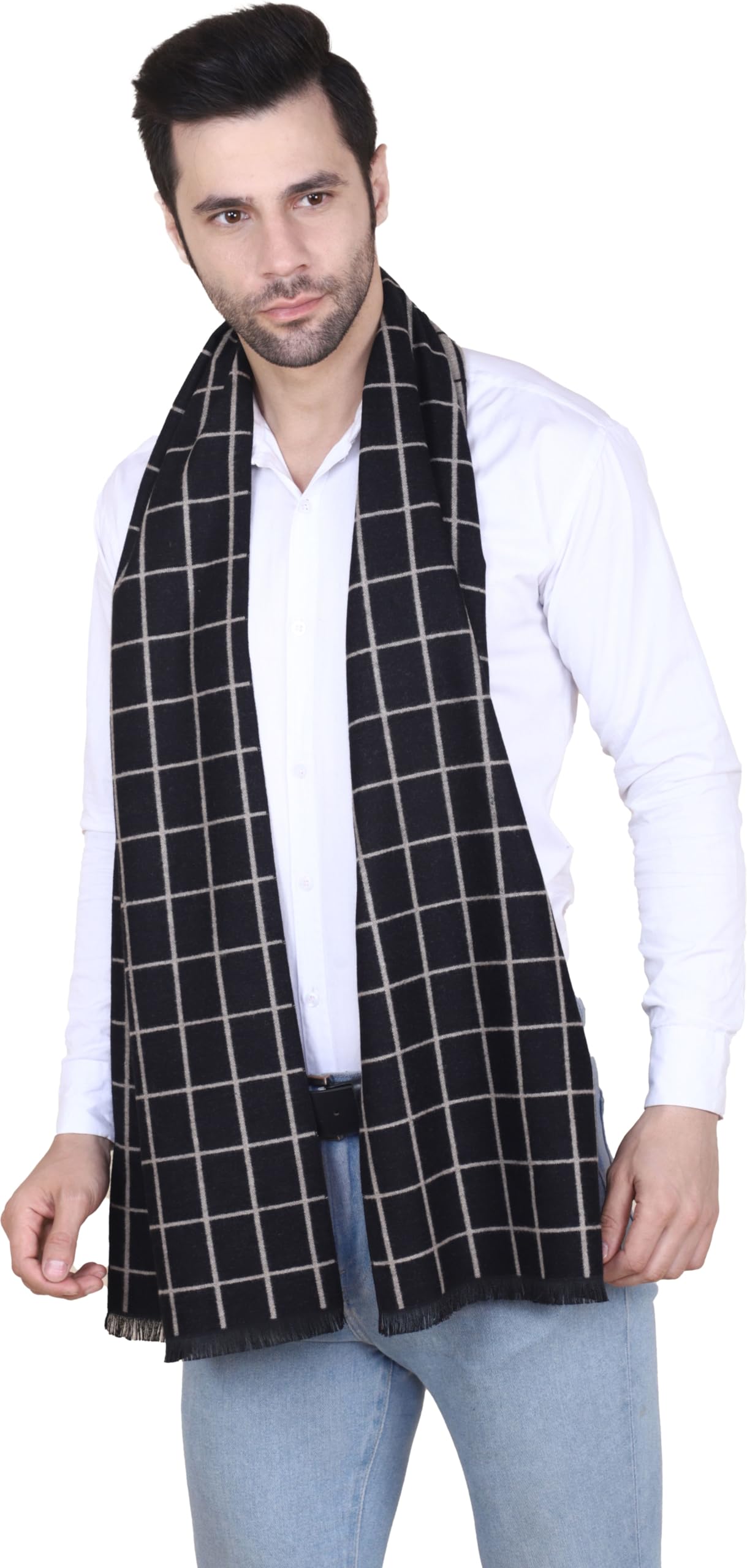 cazzano Men Muffler Maron Printed Casual For Better Looking Men Pack of 1-picture-23