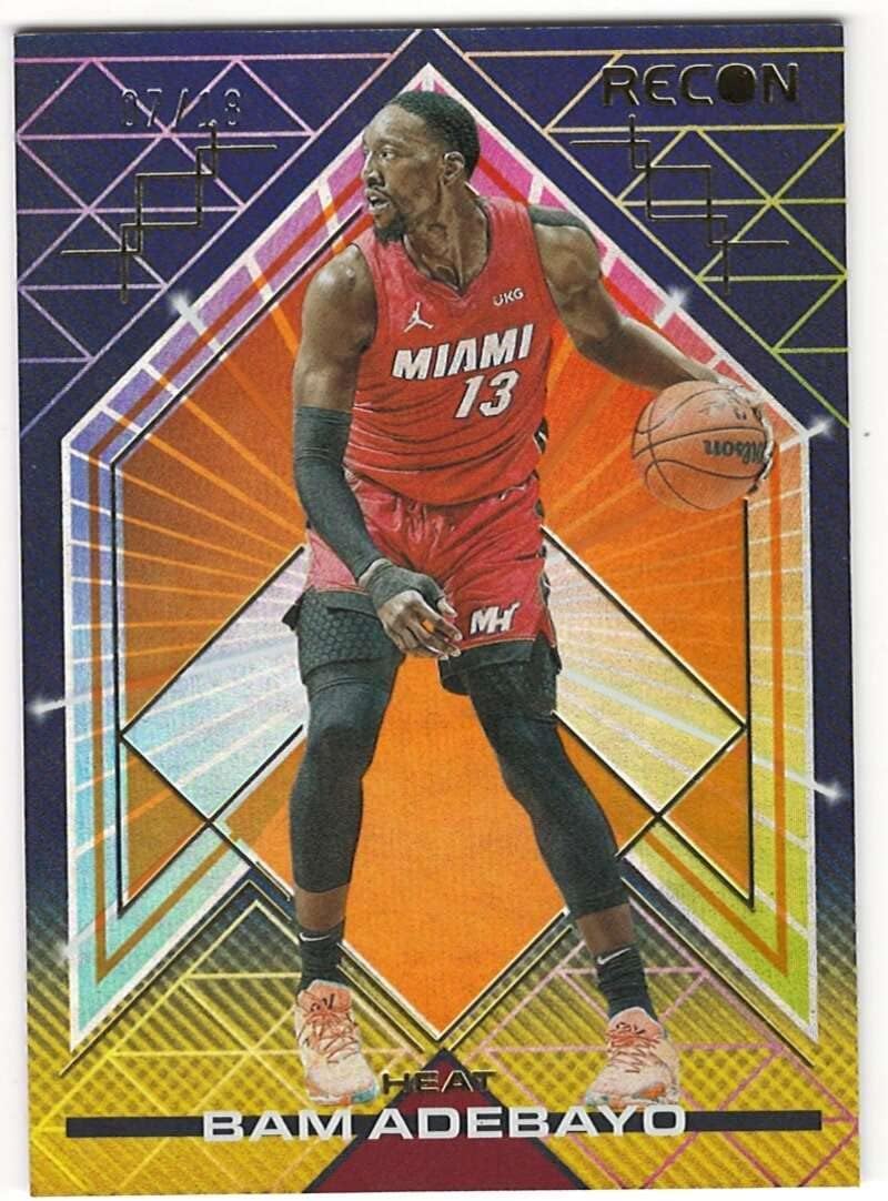 BAM ADEBAYO 2021-22 Panini Recon /18 Holo Orange FOTL #45 NM+-MT+ NBA Basketball Heat