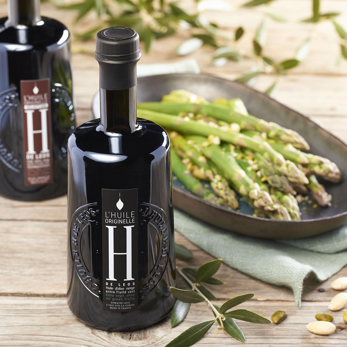 LEOS - Huile d'Olive Vierge Extra - H DE LEOS - L'Originelle - Multimedaillée - 500ml - Provence - Made in France