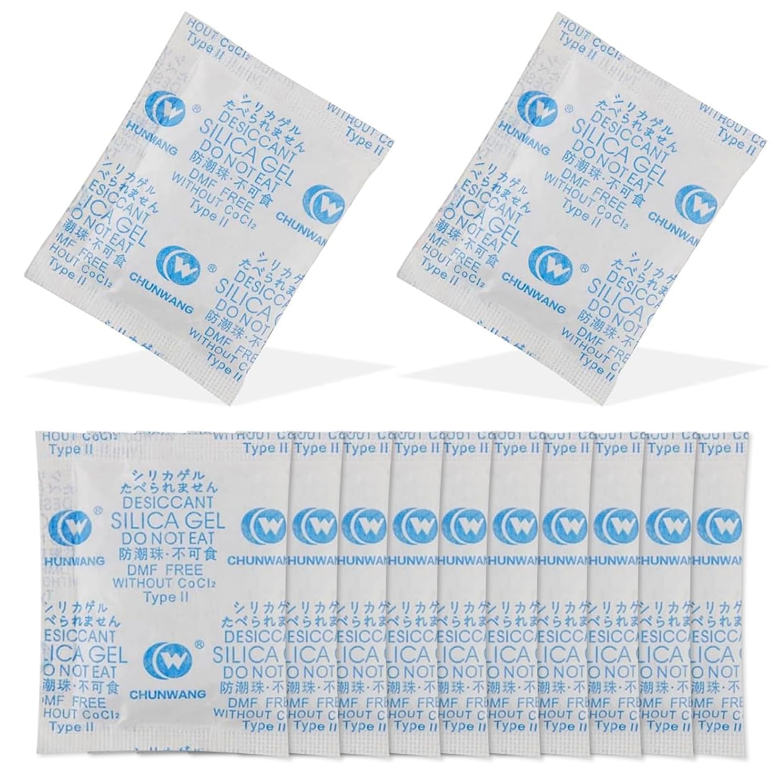 20 bustine di gel di silice da 25 g, bustine di gel di silice, sacchetti essiccanti per la casa, sacchetti assorbitori di umidità per asciugare alimenti, vestiti, libri e medicine