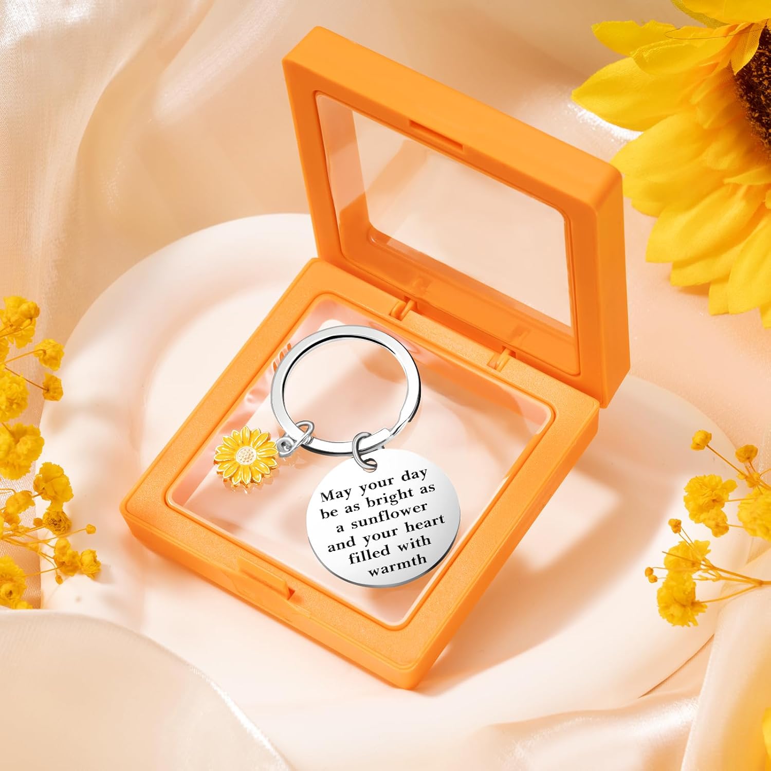 Sunflower Gifts for Women, Sending Sunshine Inspirational Gifts, Birthday Gift for Women Get Well Soon Gift Basket Thinking of You Care Package for Girls Mom Best Friend Bestie Sister Wife Girlfriend - Image 6