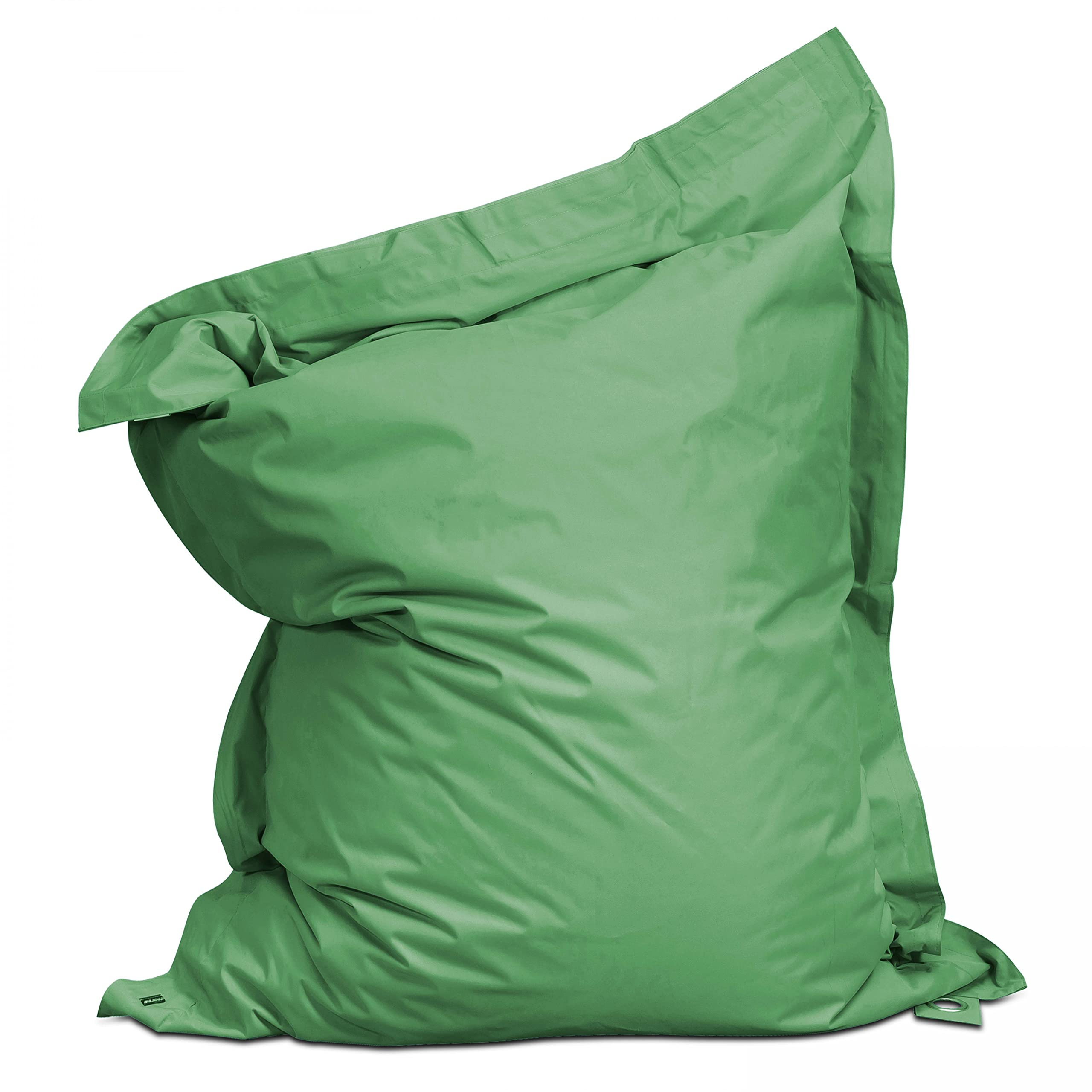 Solys Housse Vide de Pouf de Jardin en Polyester Vert Cactus 180 x 145 cm