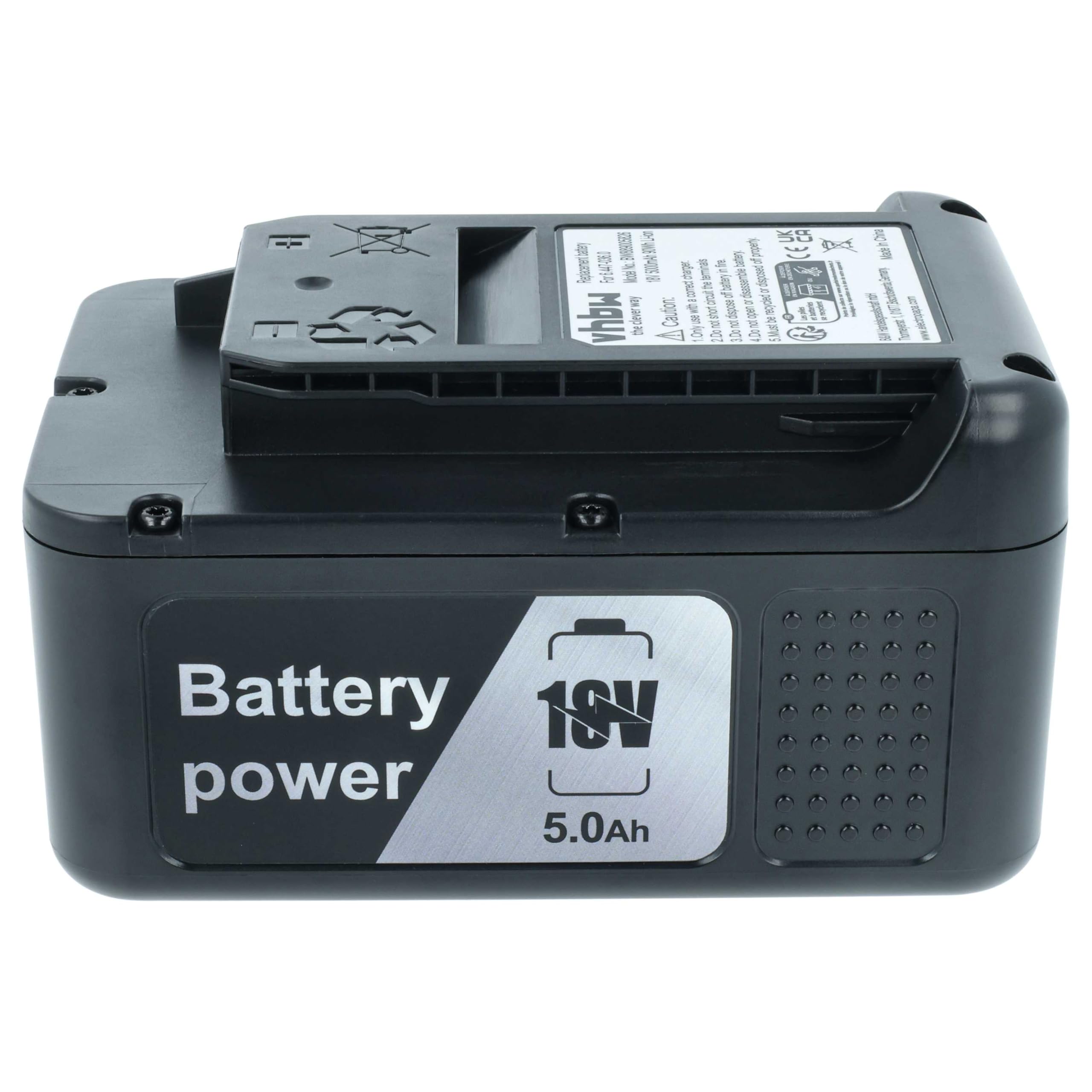 vhbw Akumulator kompatybilny z Kärcher LBL 2, LMD 18-36, KHB 6 Limited Edition, KHB 6 Plus MJ, LMO 18-33 Home Cleaner robot domowy (5 Ah, 18 V, litowo-jonowy)