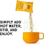Bone Brewhouse - Chicken Bone Broth Protein Powder - Lemon Ginger Flavour - Keto & Paleo Friendly - Instant Soup Broth - 10g Protein - Natural Collagen, Gluten-Free & Dairy free - 5 Individual Packets