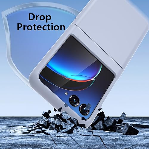 Miniatura 6 de Funda para Motorola Razr Plus 2023, delgada, a prueba de golpes, dura, protectora para Moto Razr+  Moto 40 Ultra (morado)