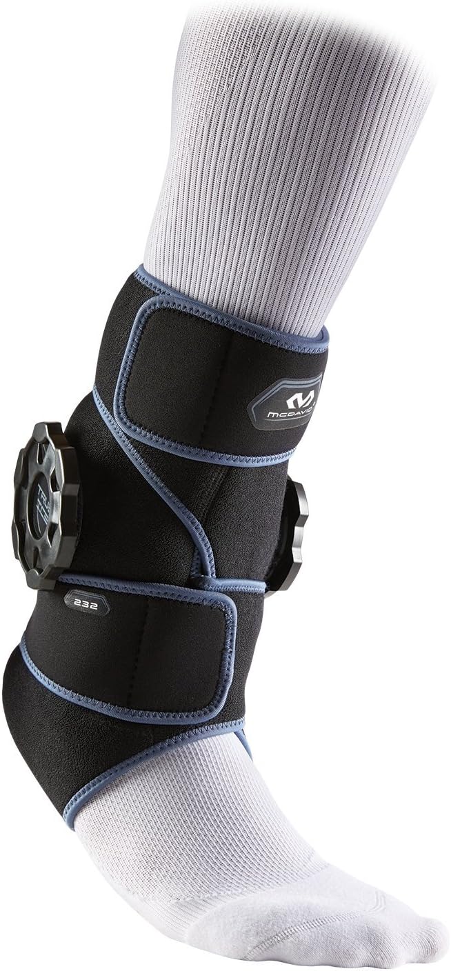 McDavid Ankle Ice Wrap, Ice with Compression for Ankle w/Reusable Ice Pack, Cold Therapy for Sprains, Muscle Pain, Bruises & Inflammation