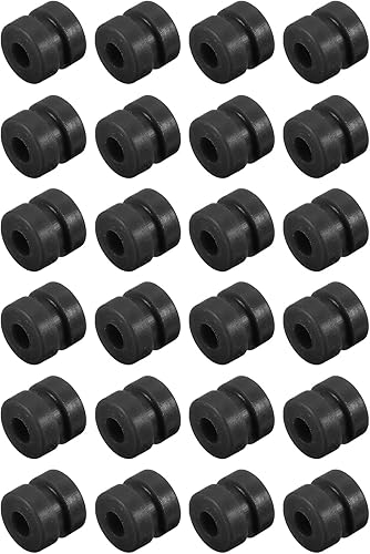 MECCANIXITY Bolas de goma antivibración RC para RC F4 F7 controlador de vuelo RC Drone Accesorios M2x4mm (Negro), paquete de 24
