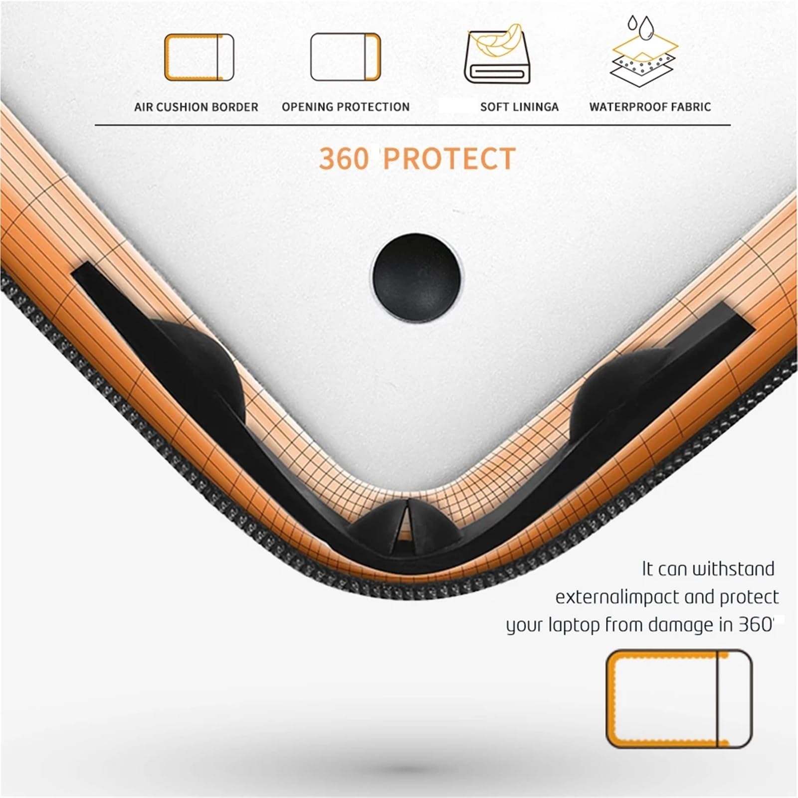 Funda for Ordenador portátil, Funda Suave for Tableta, maletín con Funda for portátil para Netbooks(Black)