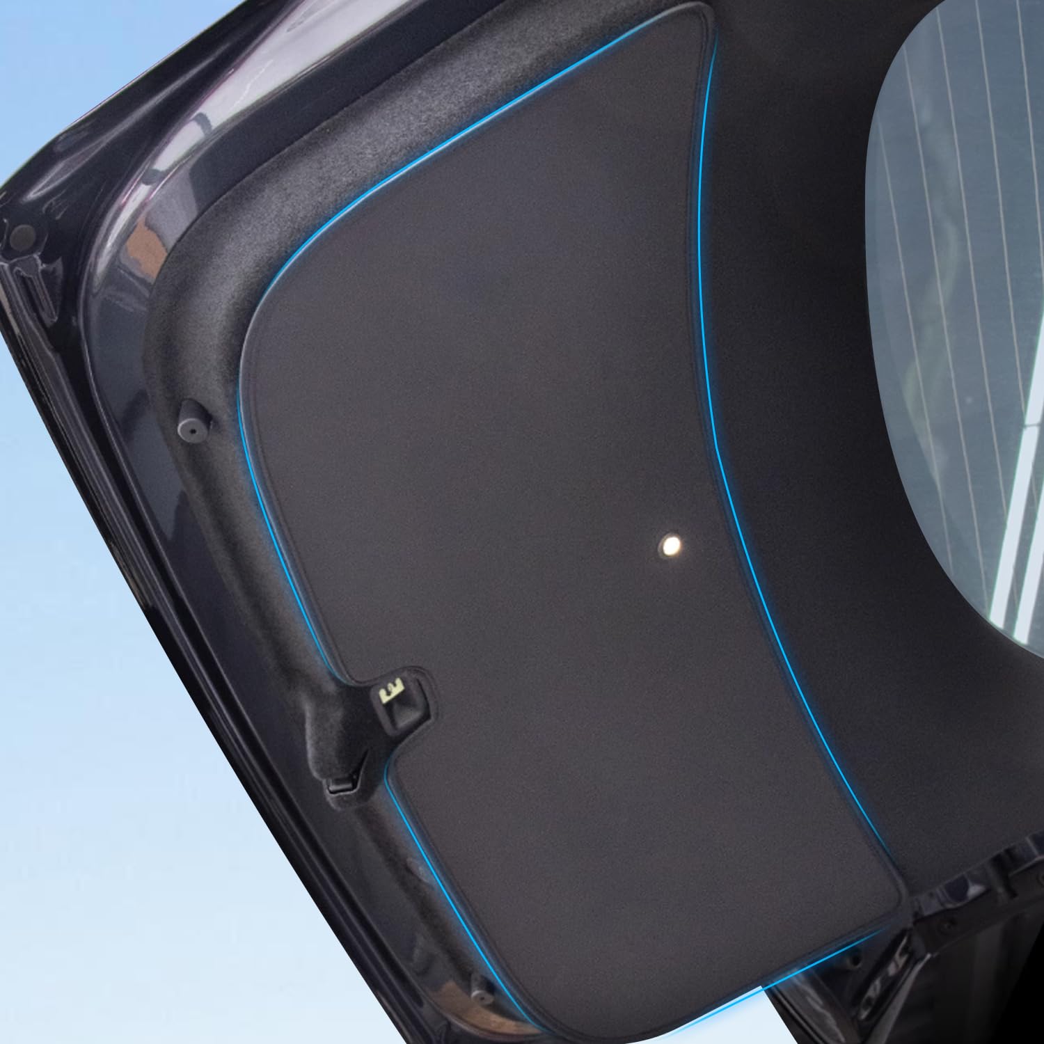 TOPABYTE Alfombrilla Protectora de Piel para Puerta Trasera de Maletero para Tesla Model Y Juniper 2025 2026 Protector de Maletero para Todo Tipo de Clima para el Nuevo Model Y Launch Series