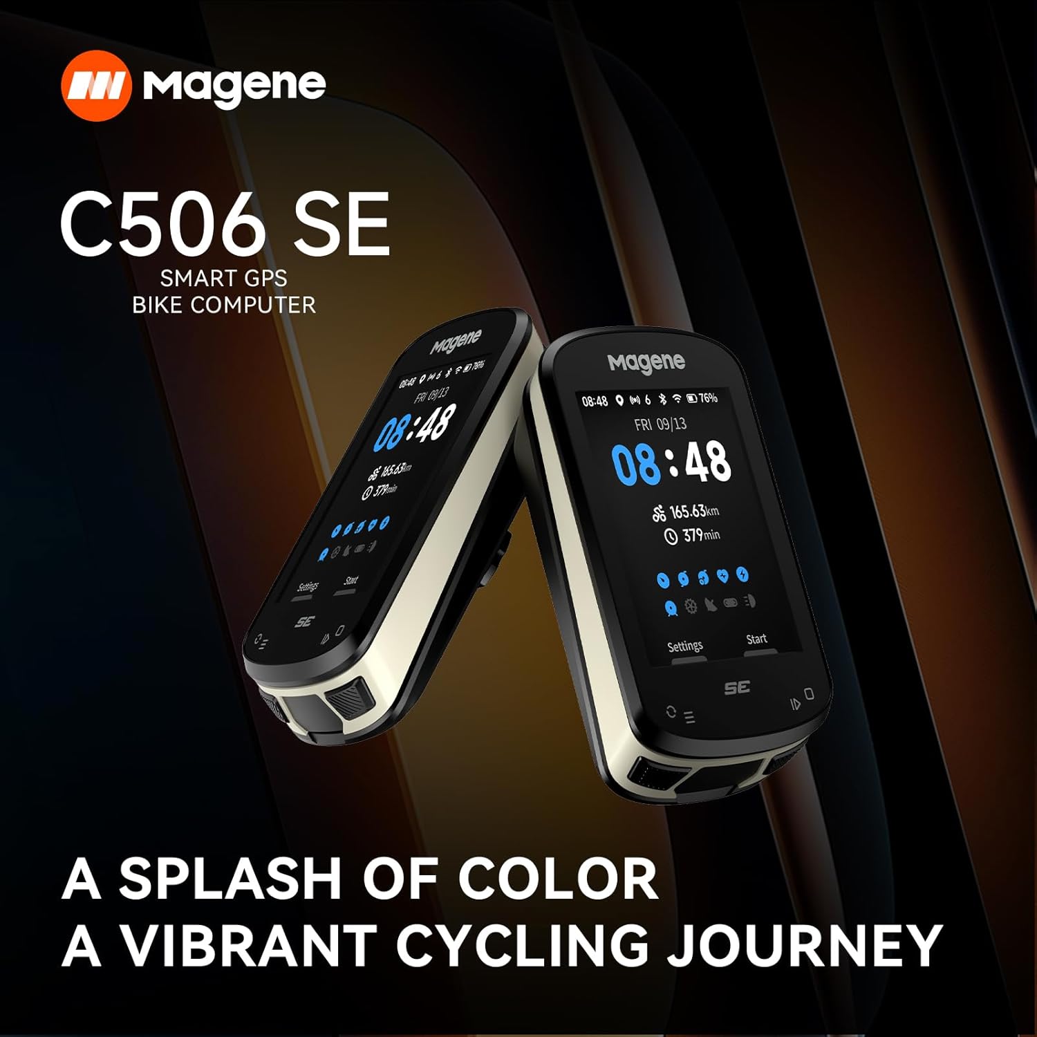 Magene C506SE Wireless GPS Bike Computer - 2.4 Color Screen, Route Navigation, Bluetooth WiFi, Fast 5s Positioning, Supports 9 Cycling Devices Magene C506SE Wireless GPS Bike Computer - 2.4 Color Screen, Route Navigation, Bluetooth WiFi, Fast 5s Positioning, Supports 9 Cycling Devices