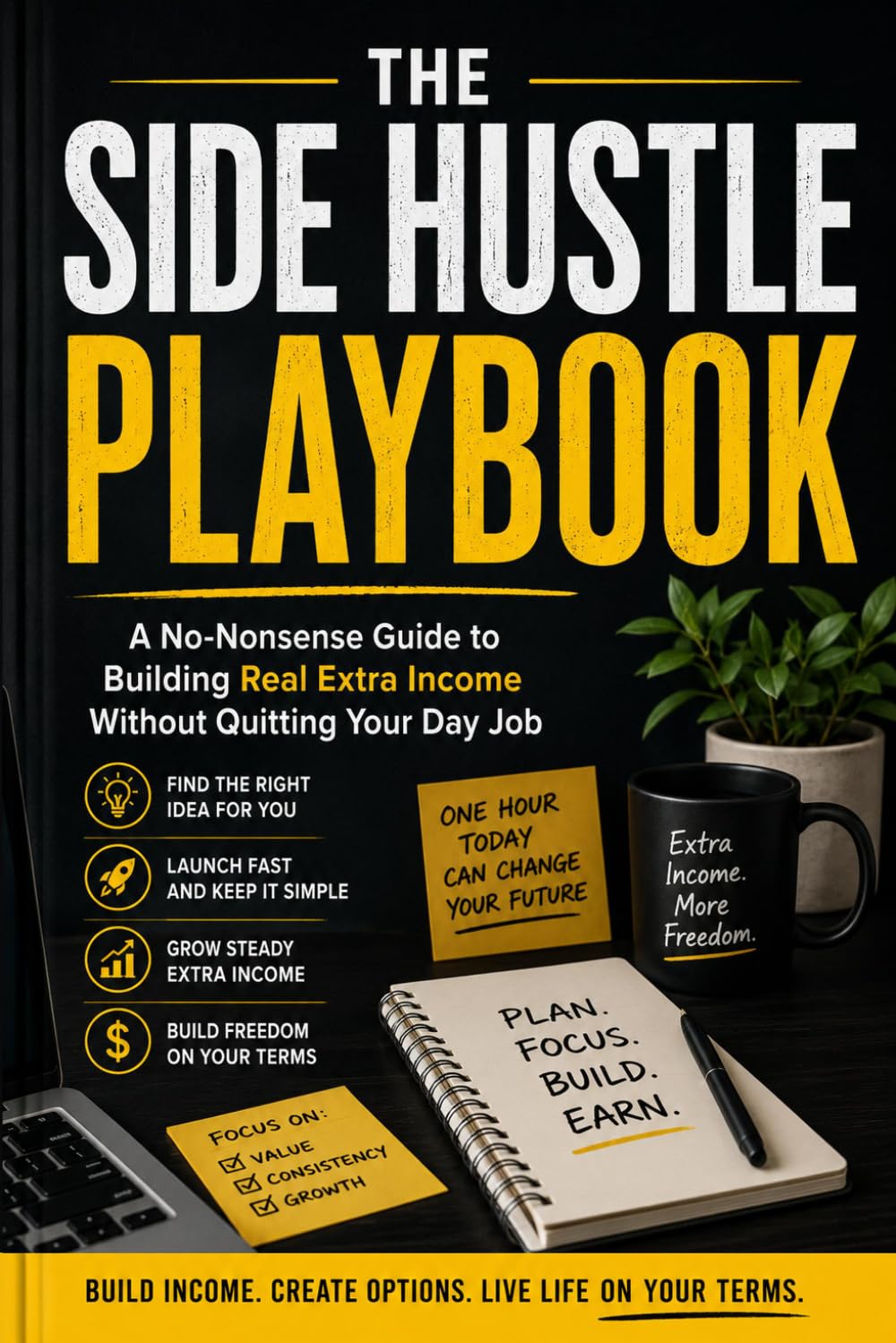 THE SIDE HUSTLE PLAYBOOK: A No-Nonsense Guide to Building Real Extra Income Without Quitting Your Day Job