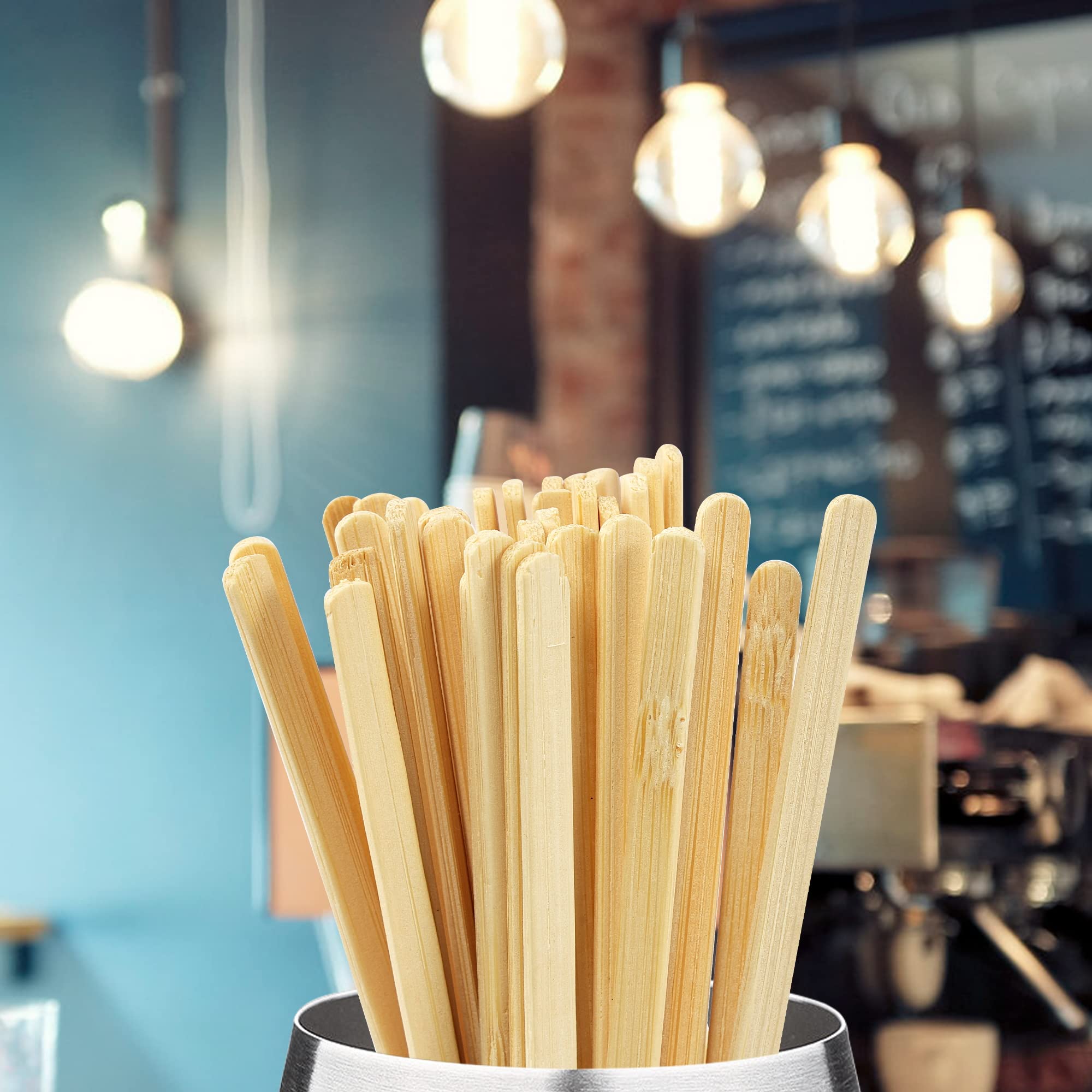 Bamboo Coffee Stirrers - 500 Pack -7