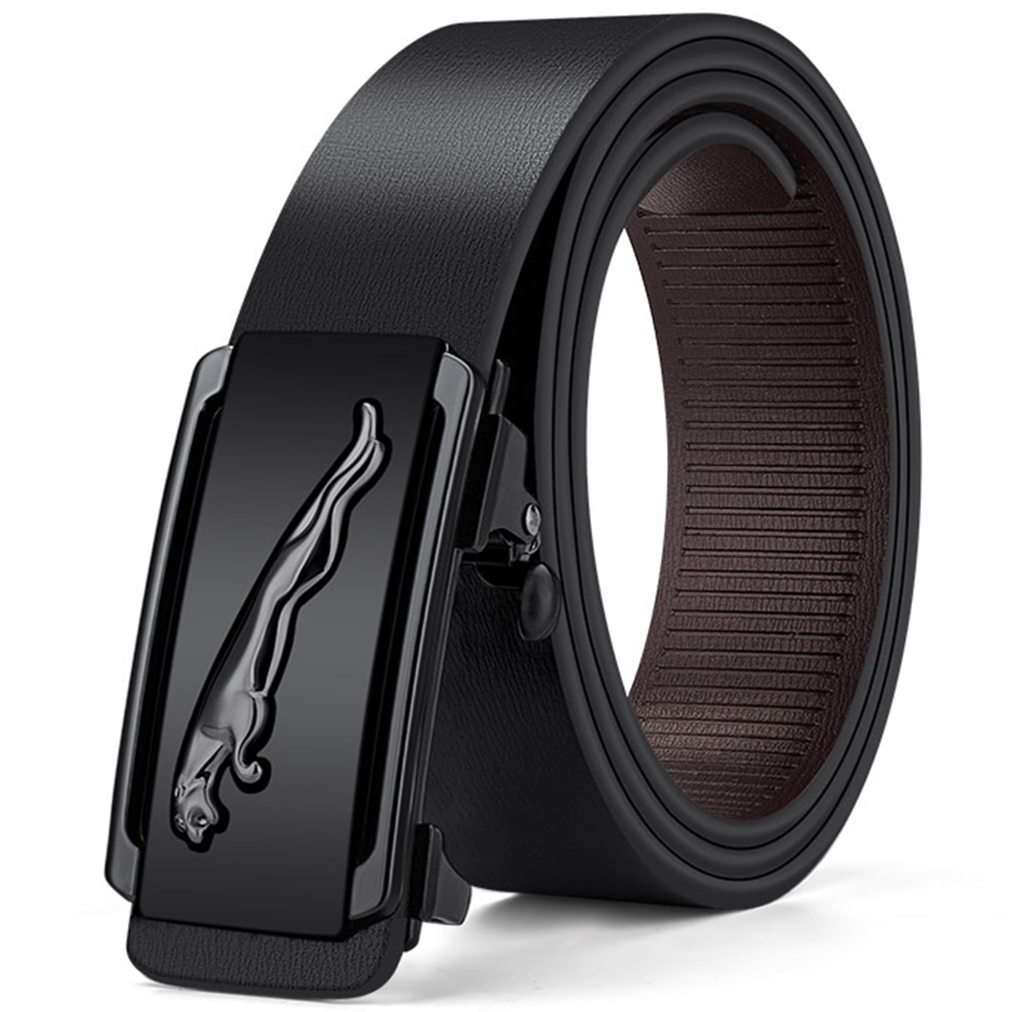 FLOMBIFY PU Leather Men's Belt with Buckle - Image 1