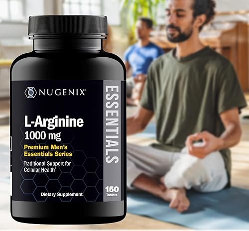 Miniatura 4 de Nugenix Essentials L-Arginina Aminoácido Suplemento, 1000 mg, 150 Tabletas
