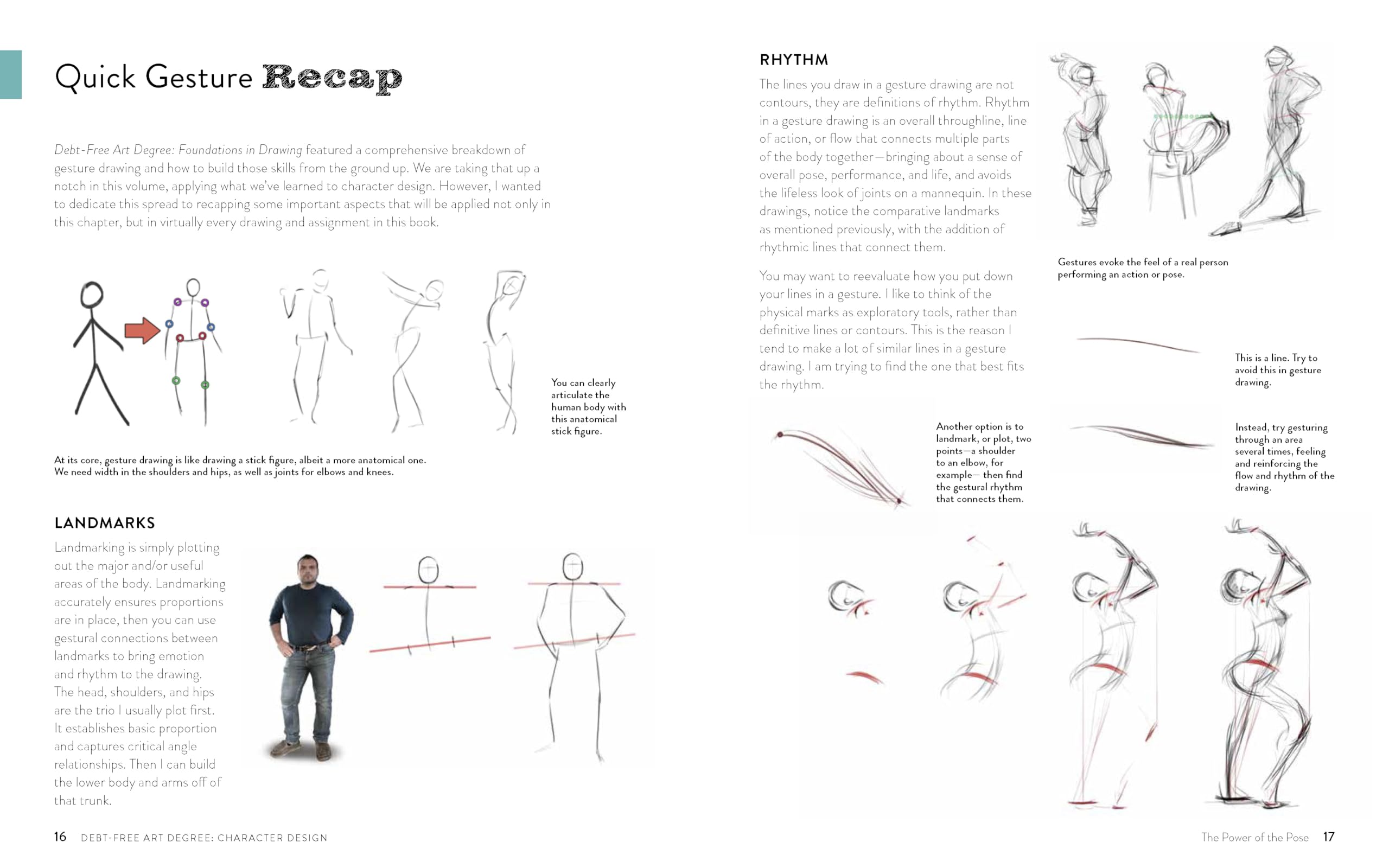 Debt-Free Art Degree: Character Design: The Affordable Way to Learn Professional Skills - Includes QR Codes to Online Tutorials
