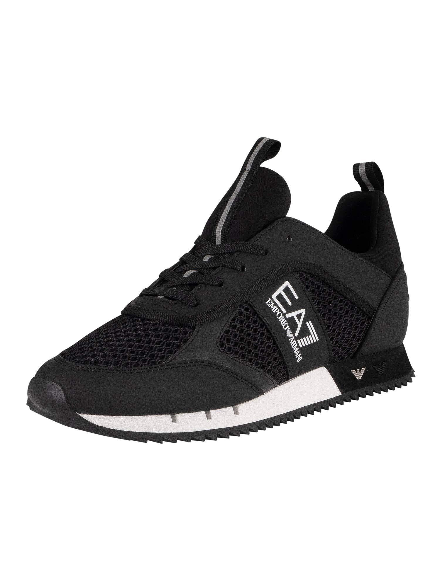 Ea7 Mens Woven Trainers Black Uk Desertcart INDIA