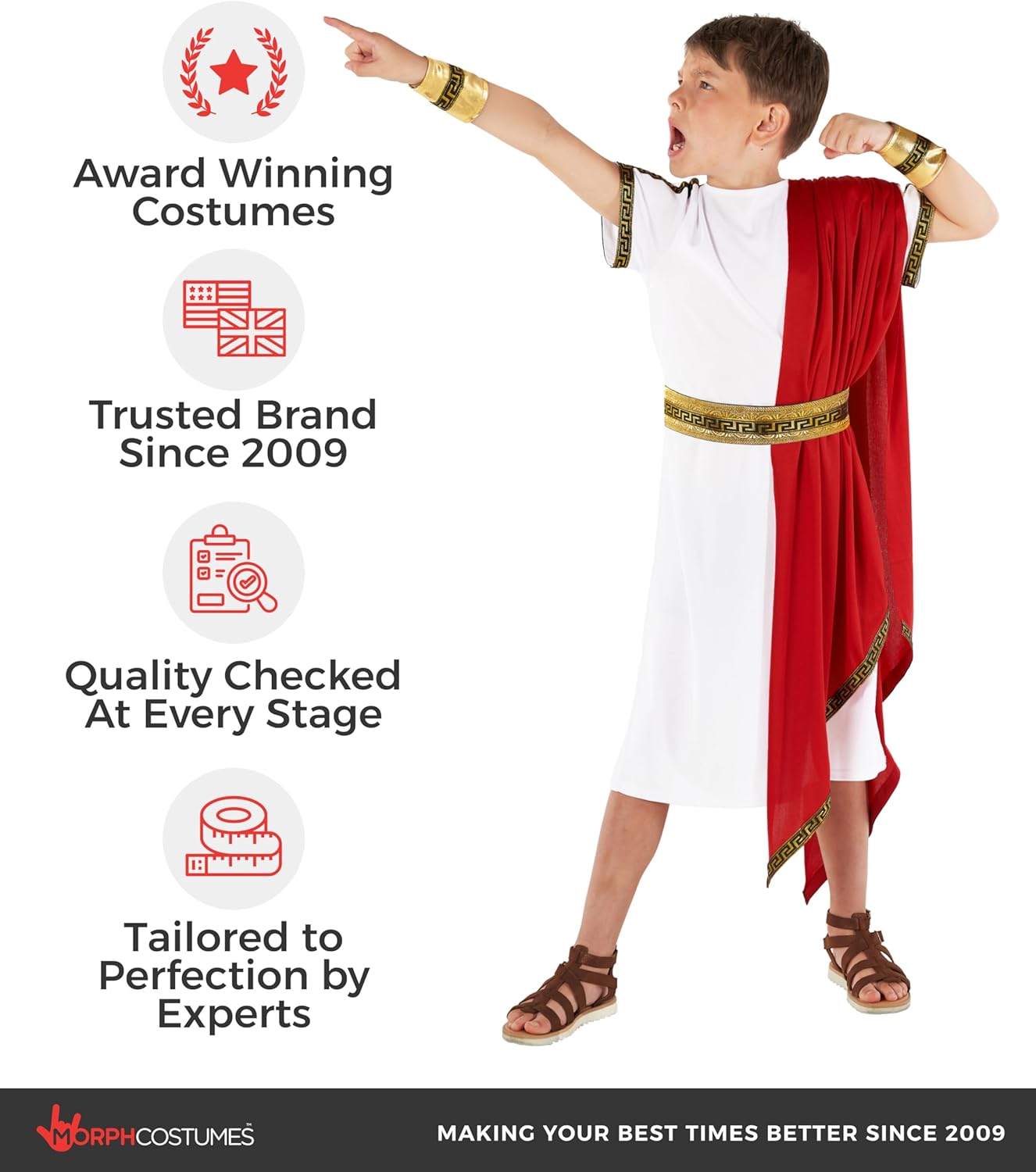 Morph Roman Costume Kids Greek Toga Costume Kids Greek God Boys Emperor Halloween Costumes For Boys