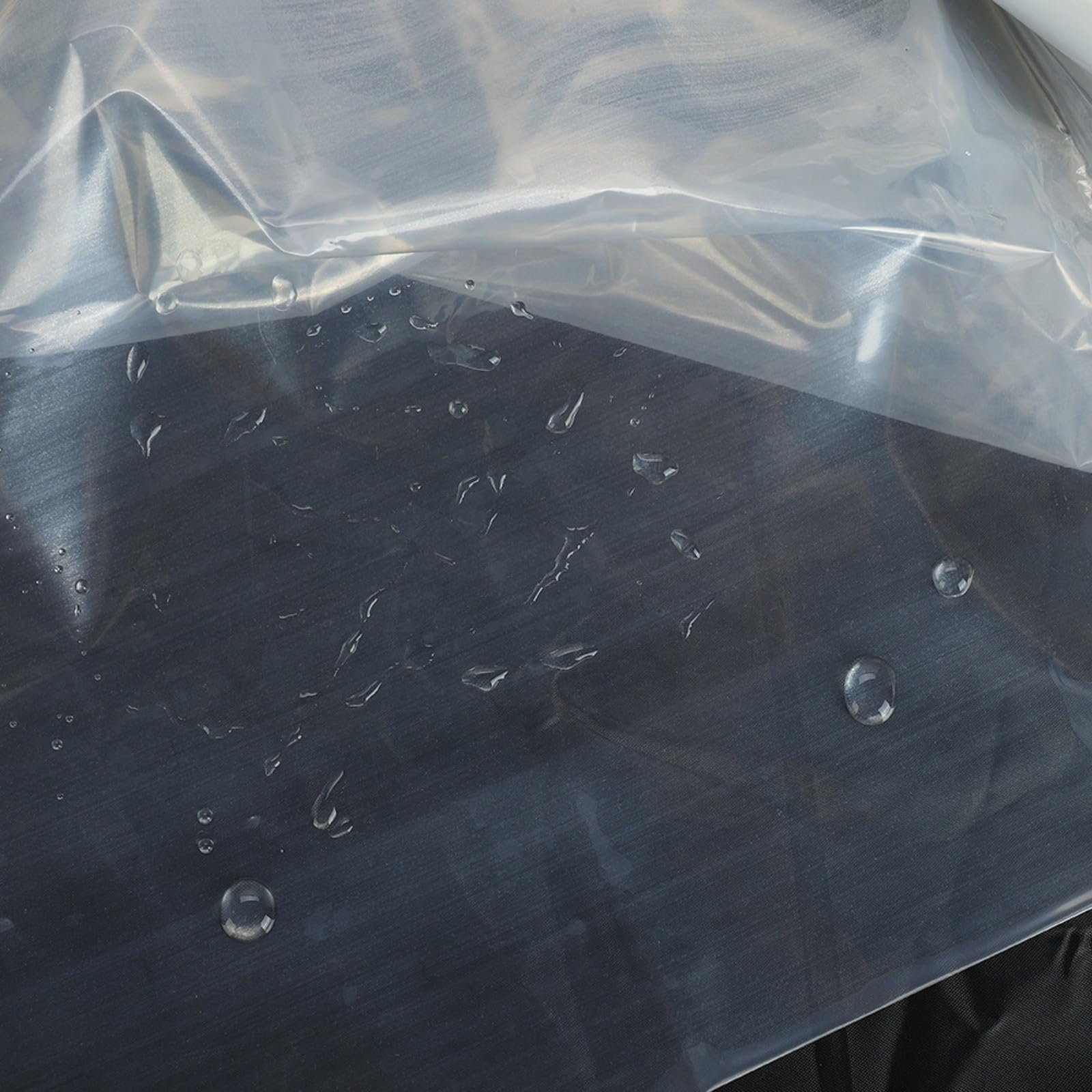 Película de invernadero de plástico transparente para invernadero, lámina de polietileno (4 m x 5 m)