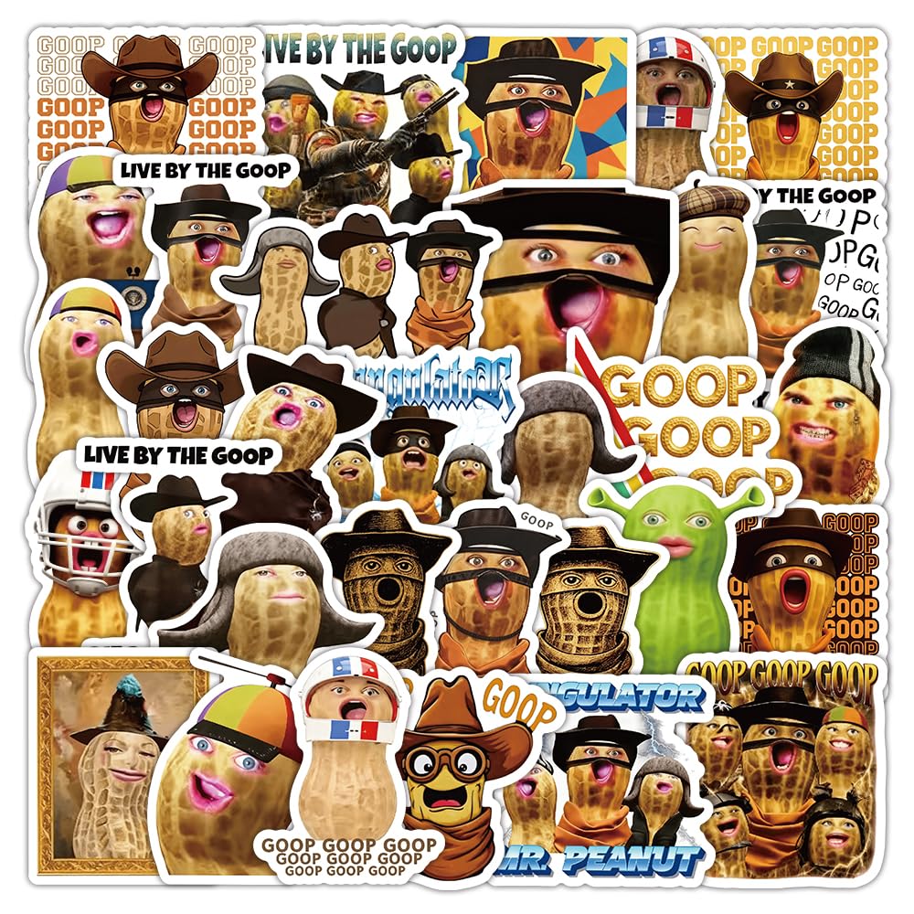 Meme Stickers Burnt Peanut GOOP pour transformer vos objets ordinaires en œuvres d'art