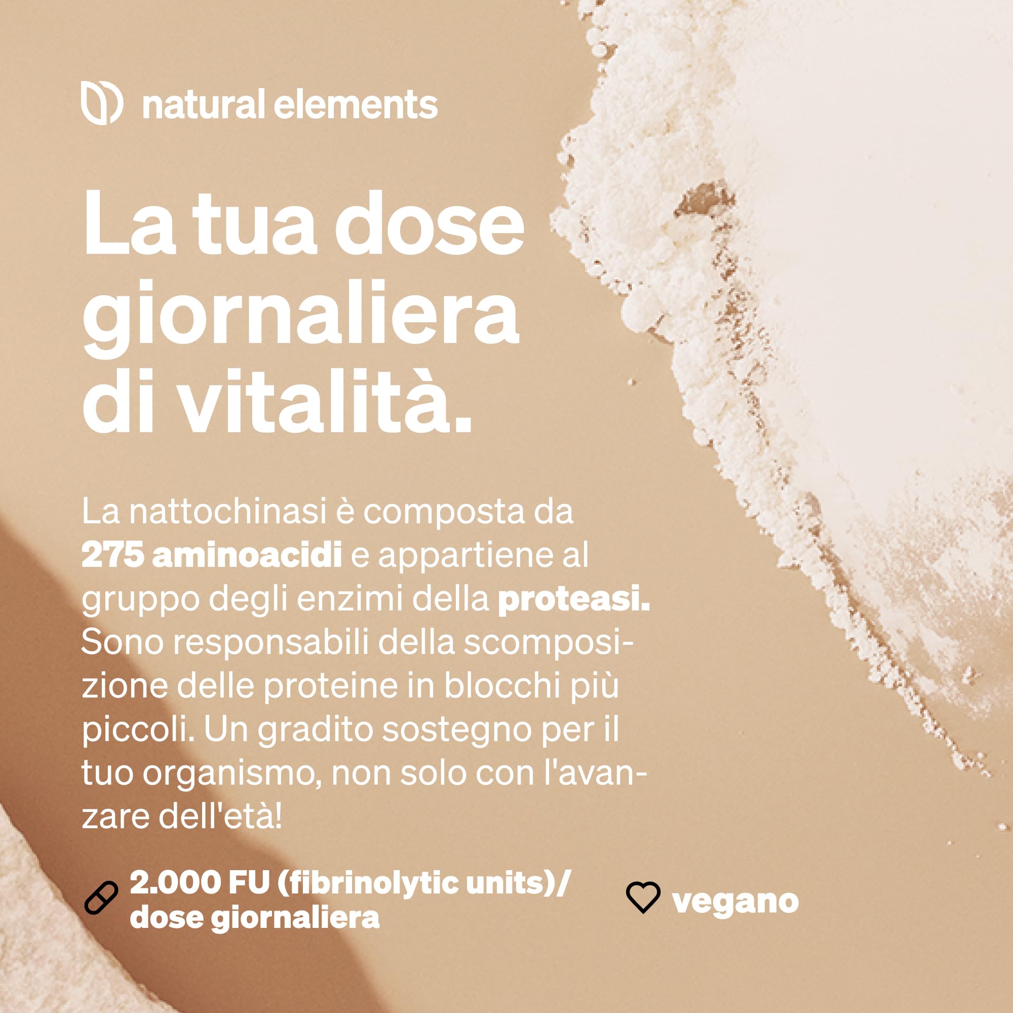 Nattochinasi – 180 capsule ad alto dosaggio con 100 mg ciascuna (20.000 FU/g) – natto da soia senza OGM – vegano, senza additivi inutili – prodotto e testato in laboratorio in Germania