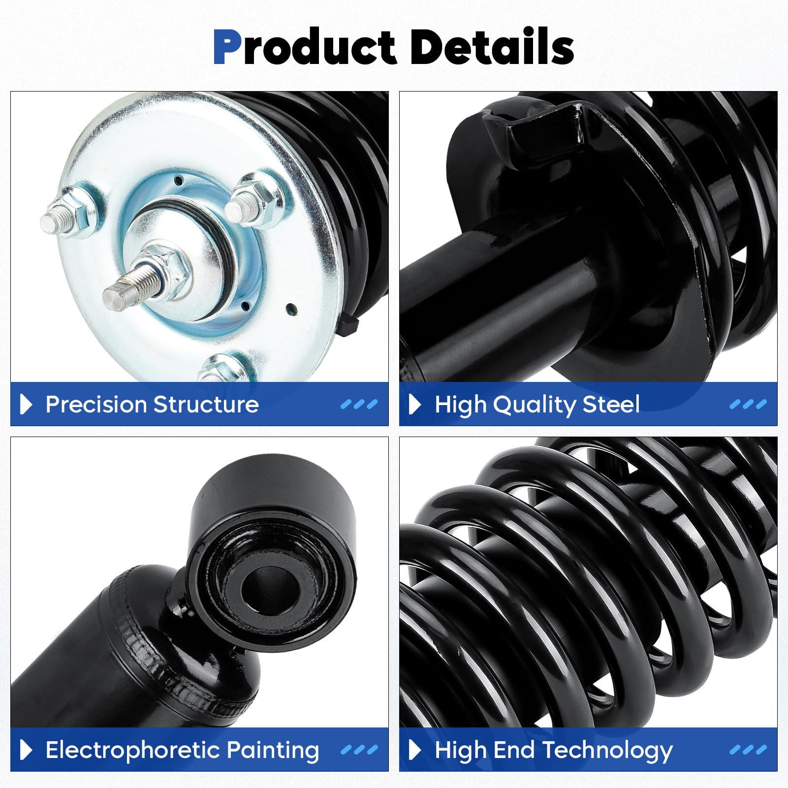 パーツ STANDARD TRLS250 Amazon.com: Front Complete Struts Assembly w/Coil Spring
