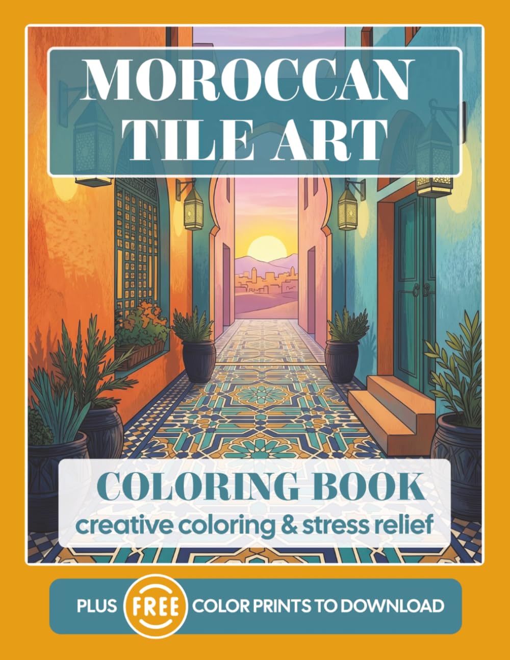 Moroccan Tile Coloring Book: Arabic Art | Zellige Art | Creative Coloring & Stress Relief for Adults, Seniors & Teens | Over 40 Designs (Art & Fashion)