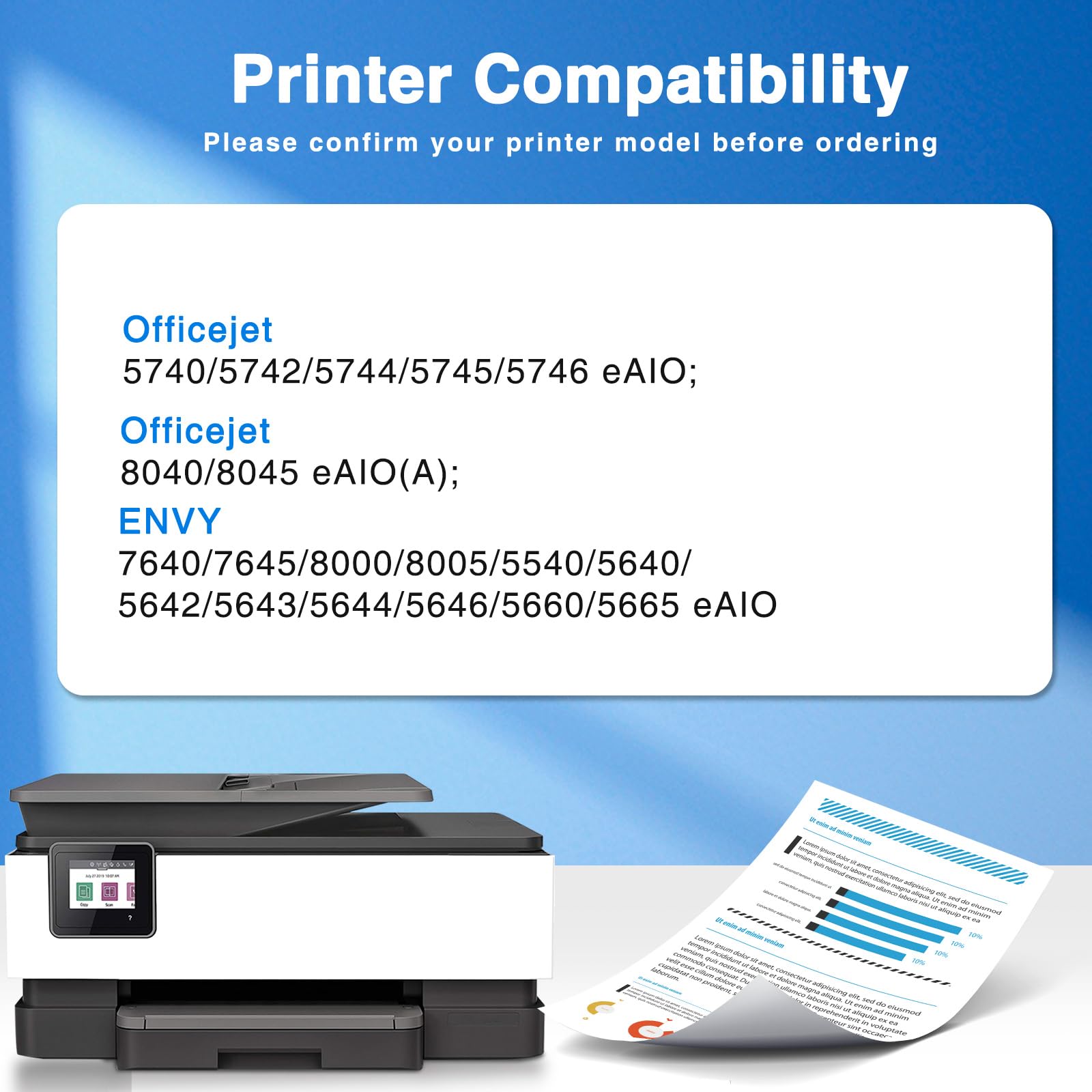 St@r ink 62 XL Cartouches Compatibles pour HP 62 Cartouches d'encre Multipack Noir/Couleur 62XL pour 5540 5640 5544 5660 HP OfficeJet 200 5740 5745 8040 (Noir/Couleur, 2-Pack)