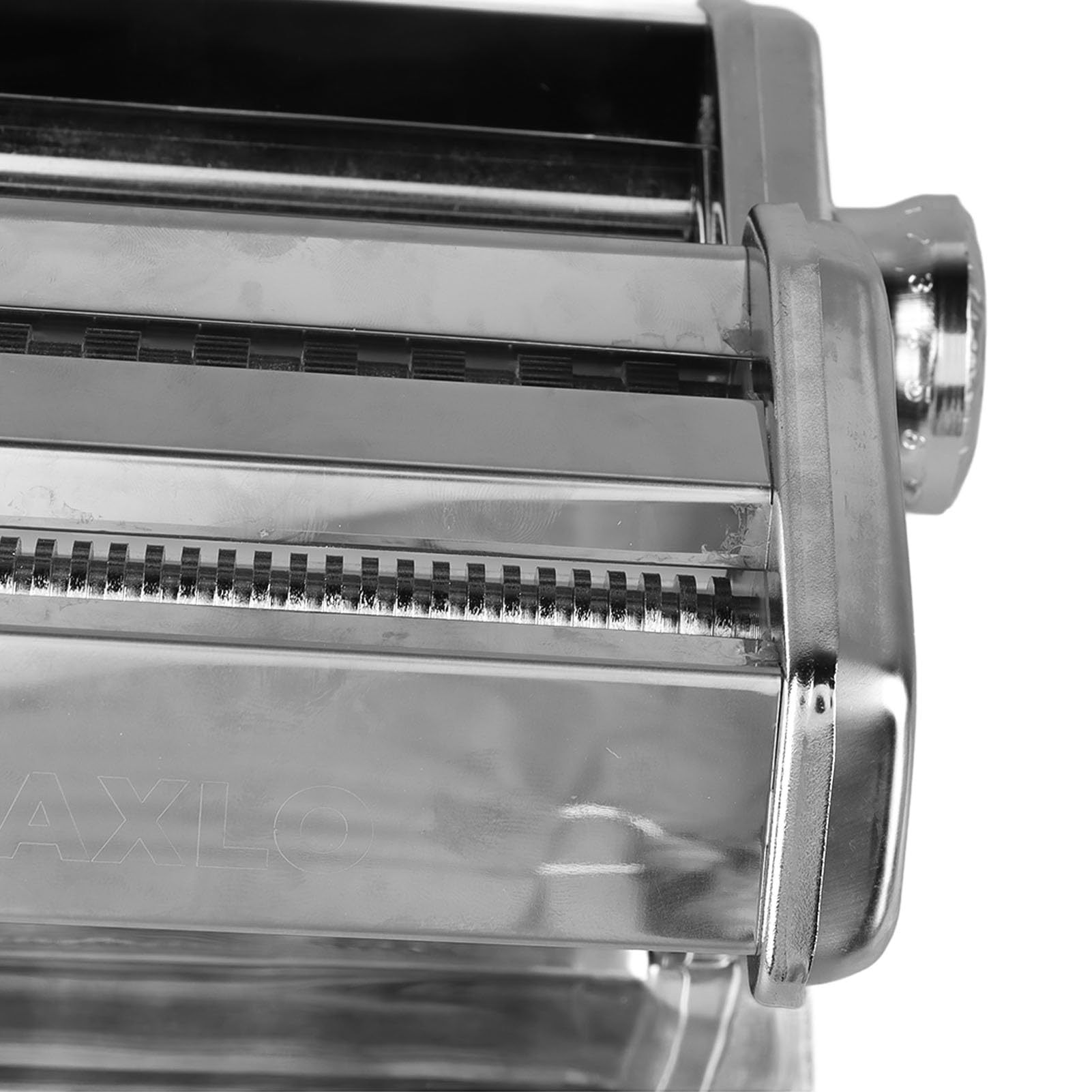 Aramox Máquina para Hacer Pasta, Máquina de Fideos de Acero Inoxidable, Rodillo de Masa con Manivela y 7 Ajustes de Espesor de 0,5 a 2,5 Mm para Fideos de Pasta Caseros, Envoltorios de Bola de Masa