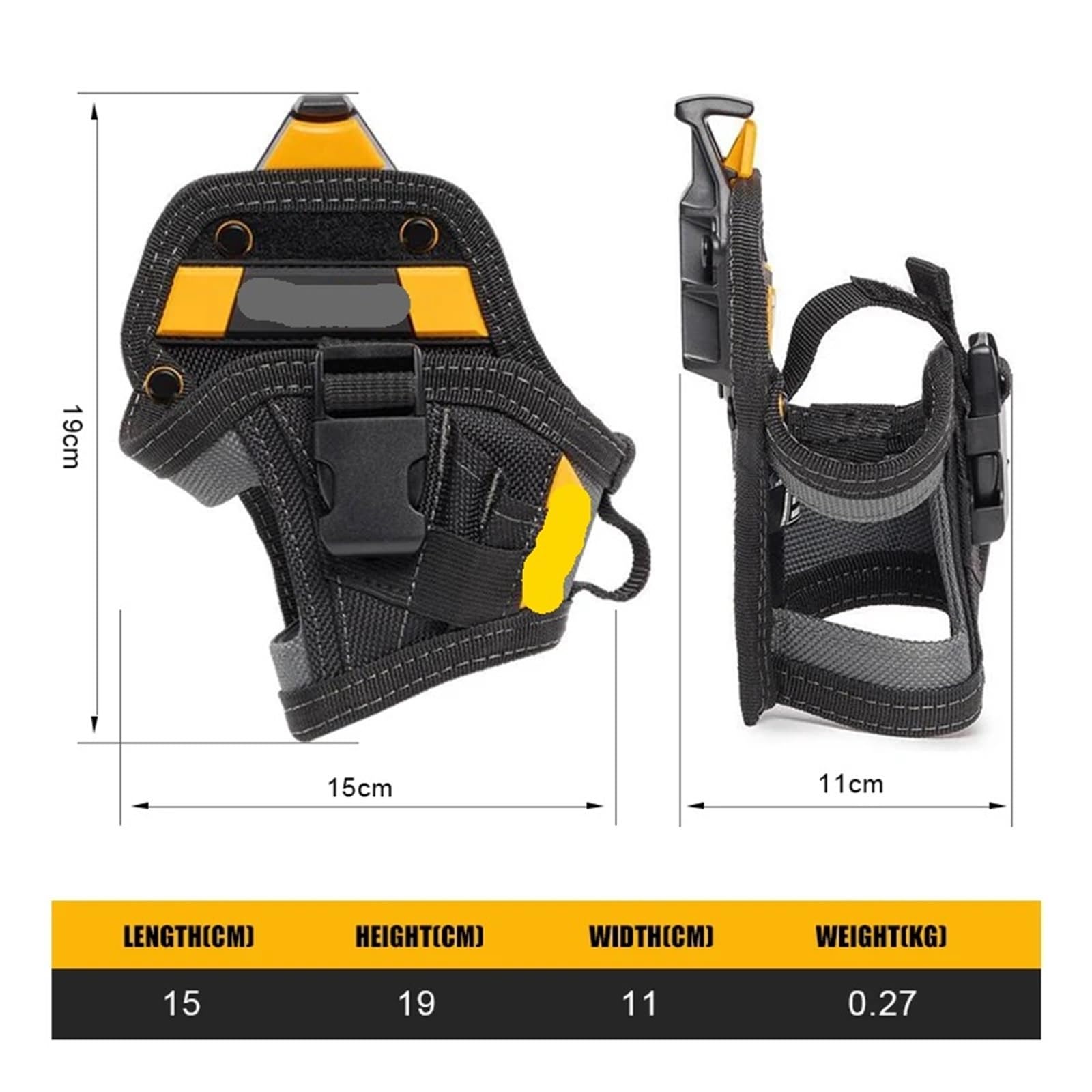 Drill Holster Marsupio con funzione di aggancio rapido piccole dimensioni adatto for trapano elettrico 12V