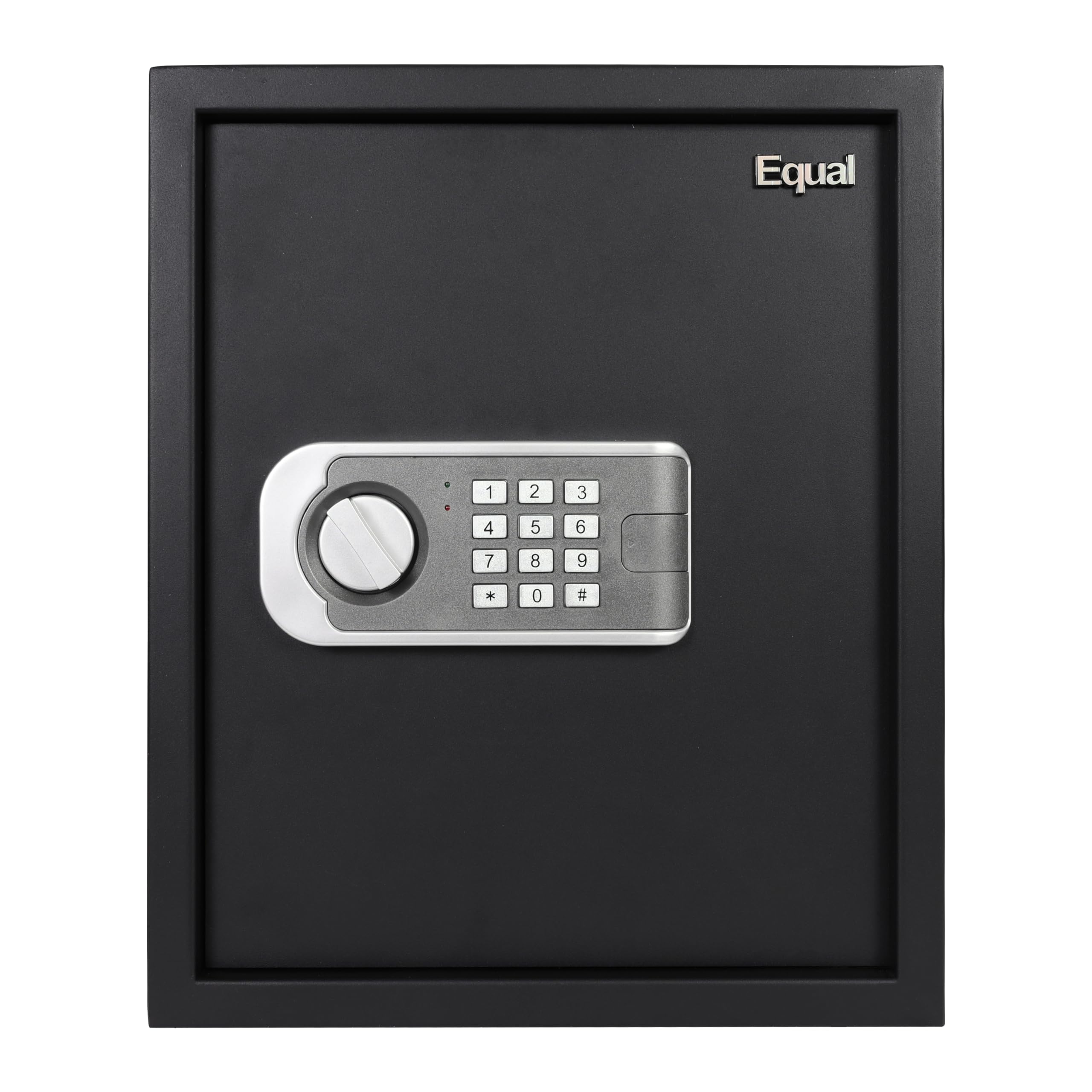 Equal 48L SecureLitePro Safe Locker for Home | Economic Electronic Safe Locker with Programmable Pincode Access and Mechanical Emergency Key | 3 Years Limited Warranty | 48 Liter - Matte Black
