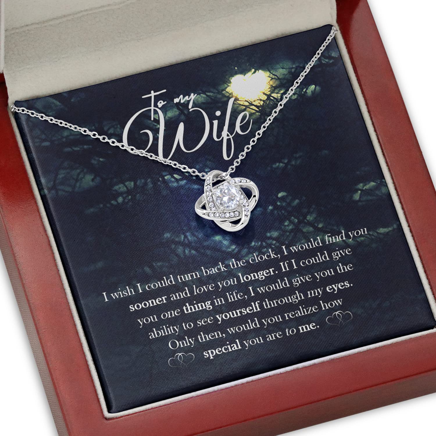 To My Shieldmaiden Necklace – Wife Necklace From Husband - Viking Jewelry for Women with Message Card – I Love You to Valhalla and Back – Romantic