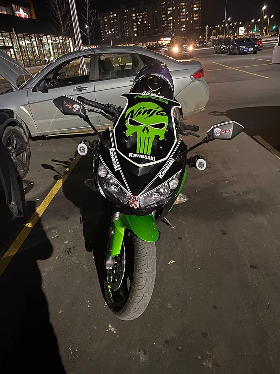 Brand 6000K LED Flood Lights Compatible With Kawasaki Ninja (all years)