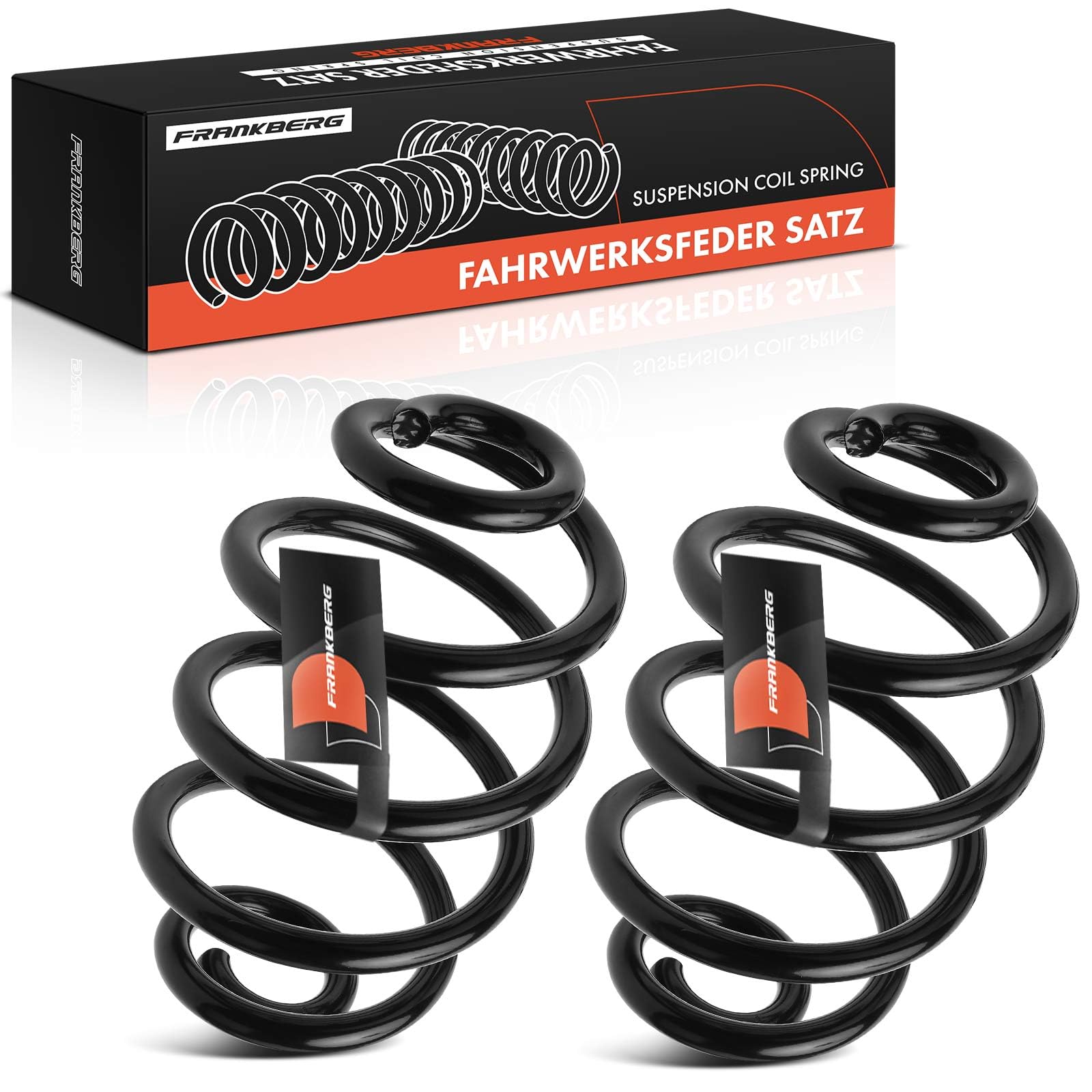 Frankberg 2x Muelles de Suspensión Eje trasero izquierdo derecho Compatible con A6 Avant 4B5 1997-2005 Replace# 3B0511115Q
