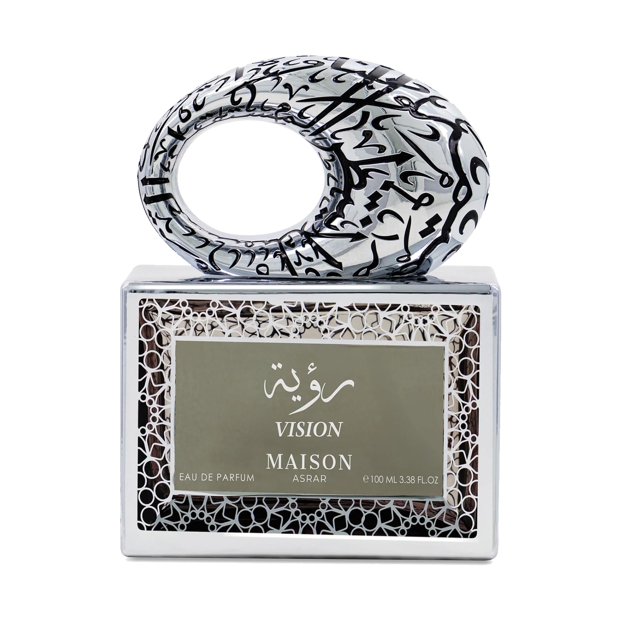 Maison Asrar | Vision Eau de Parfum 100ml | Orange, Lemon, Blackcurrant & Basil Notes | White Tea, Musk & Ambergris Base