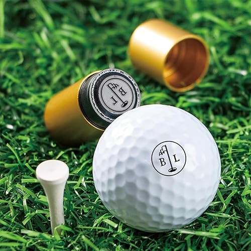 Miniatura 2 de Drawelry Sello personalizado para pelotas de golf, sello de marcador de pelota de golf personalizado con monograma reutilizable, impermeable,