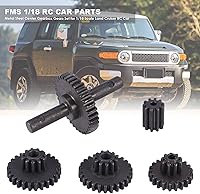 Vista 4 de Laiaouay Juego de engranajes centrales de acero metálico para 118 escala FMS Toyota Fj Cruiser Land Cruiser RC piezas de actualización de automóviles