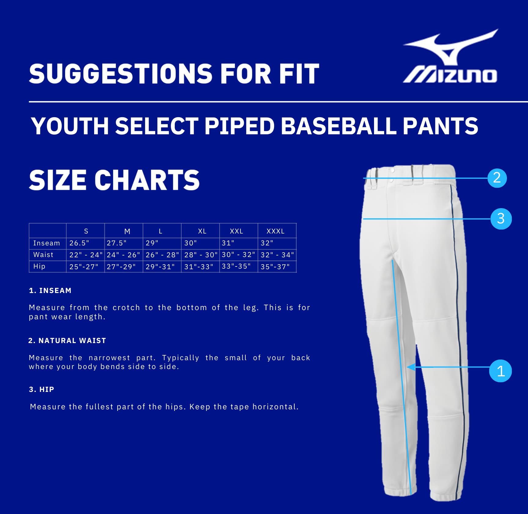 Mizuno Spodnie chłopięce Youth Premier lamówka