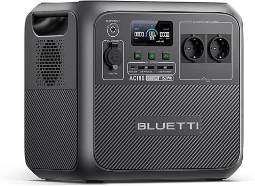 Bluetti AC180 (1 800 W / 1 152 Wh)