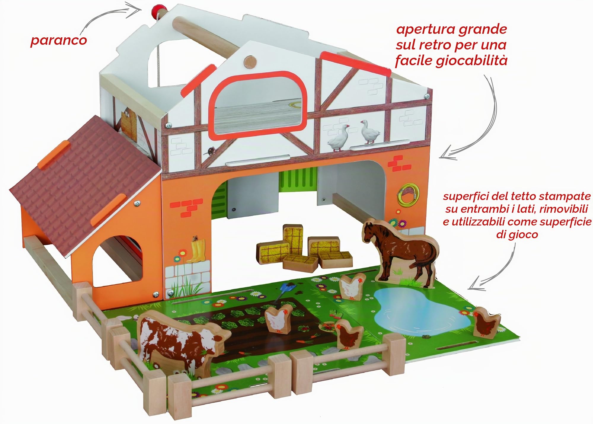 Roba 9643 - Fattoria con Accessori, 16 Pezzi